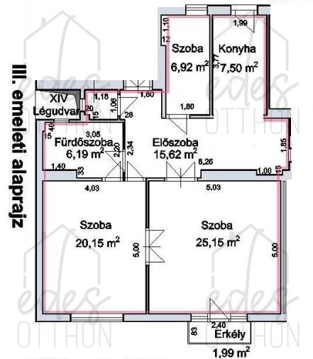 Szent István parknál igényesen felújított 3 szobás panorámás lakás bérbeadó! - kép 14297